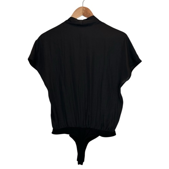 Revolve Paige Dijon thong satin bodysuit NWT - Picture 8 of 12